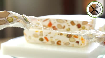 Receta de Nougat de Montélimar