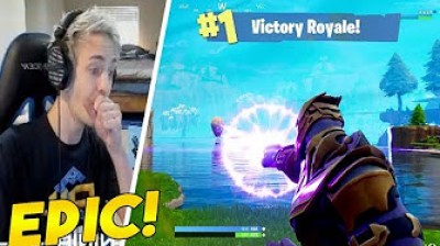NINJA gana utilizando a THANOS en Fortnite Battle Royale - El guantelete del infinito