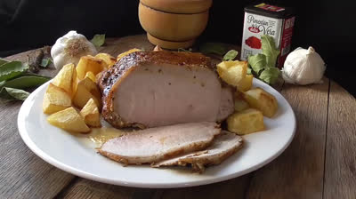 Lomo de cerdo al horno cubano