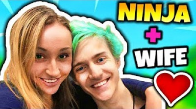 NINJA enseña a su esposa como jugar a Fortnite Battle Royale