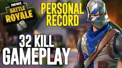 32 Kills en solo vs squads! Fortnite Battle Royale