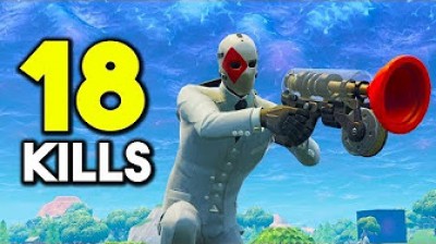 18 kills usando el gancho en Fortnite Battle Royale
