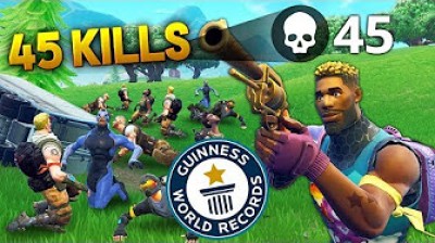 RECORD MUNDIAL ¡¡45 KILLS en 10 segundos!! Fortnite Battle Royale