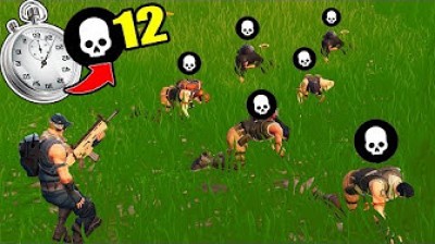 12 KILLS in 40 SECONDS in Fortnite Battle Royale