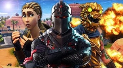 "Caballero Oscuro vs Perro de Guerra" - Película de Fortnite