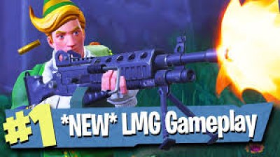 Gameplay épico con LMG en Fortnite