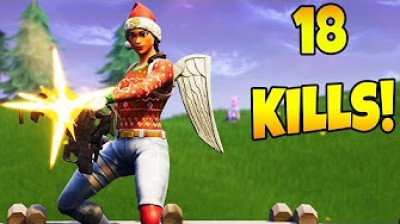 18 kills!! Solo epic win - Fortnite