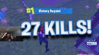 Record!! Victoria con 27 kills!! Fortnite