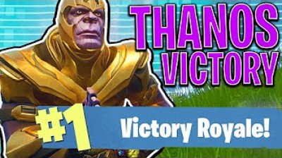 Epic Thanos Win! Fortnite Battle Royale