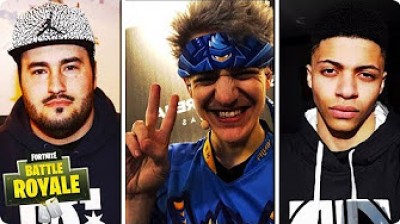 The first game of the best streamers and youtubers of Fortnite - Ninja, Lolito fdez, Myth,...
