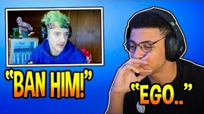Ninja Bans Myth For Trying To Steal His Views Fortnite Battle Royale Tokyvideo
