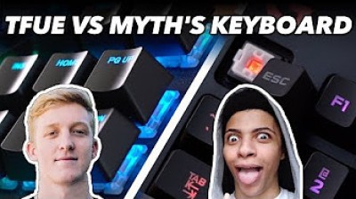 TFue vs Myth - Comparación de teclados