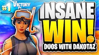EPIC WIN! Duos with Dakotaz! Fortnite Battle Royale