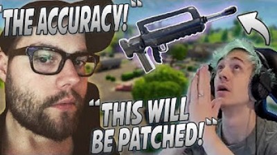 Ninja & Dakotaz using the famas in game! Ninja explains why it's so broken!