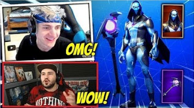 Lolito & Ninja react to Fortnite's new OMEN skin